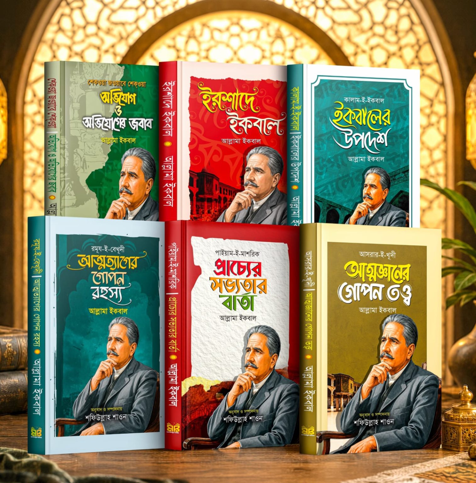 আল্লামা ইকবাল ৬ বই হার্ড কভার সেট