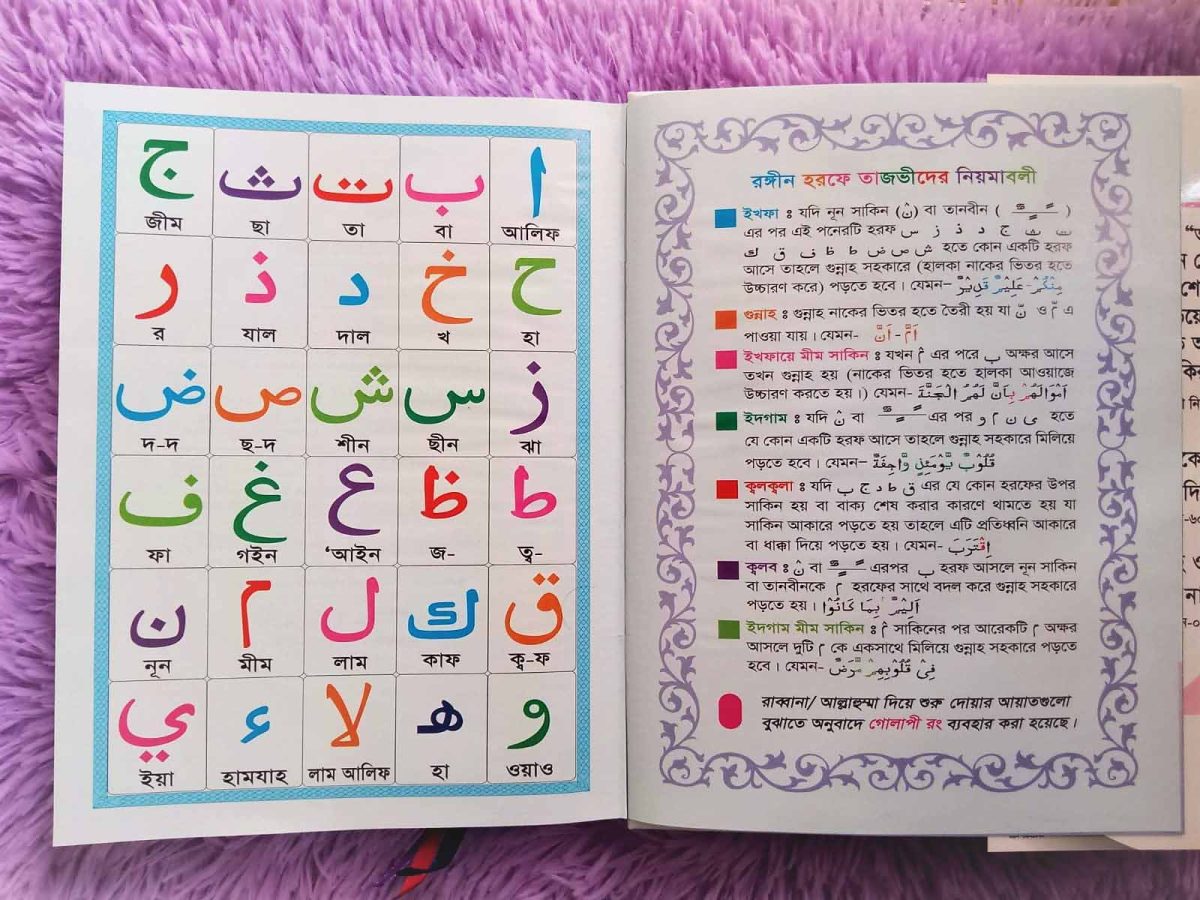 কালার কোডেড সহজ কোরআন - ৩০ পারা